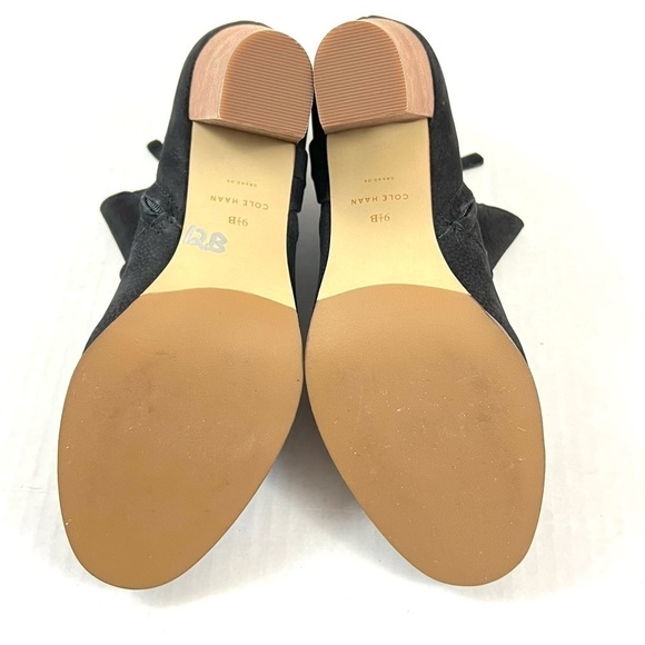 Cole Haan Calixta Leather Ankle Booties - Size 9.5 - Picture 7 of 10